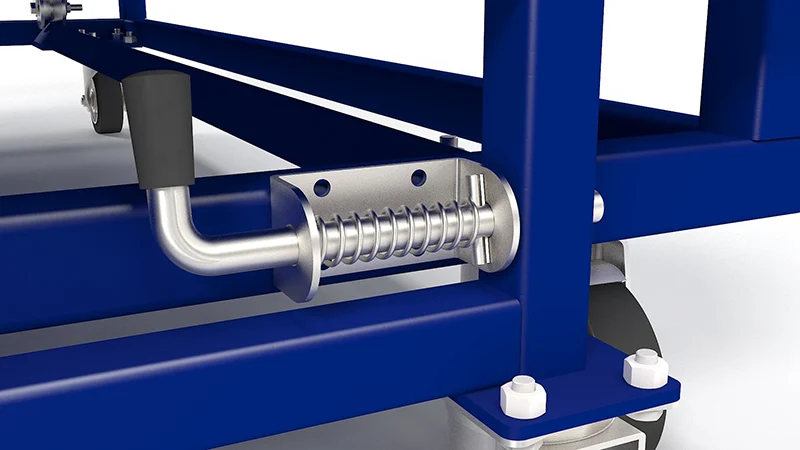 Is a metal 2 tier trolley better than plastic for industry?