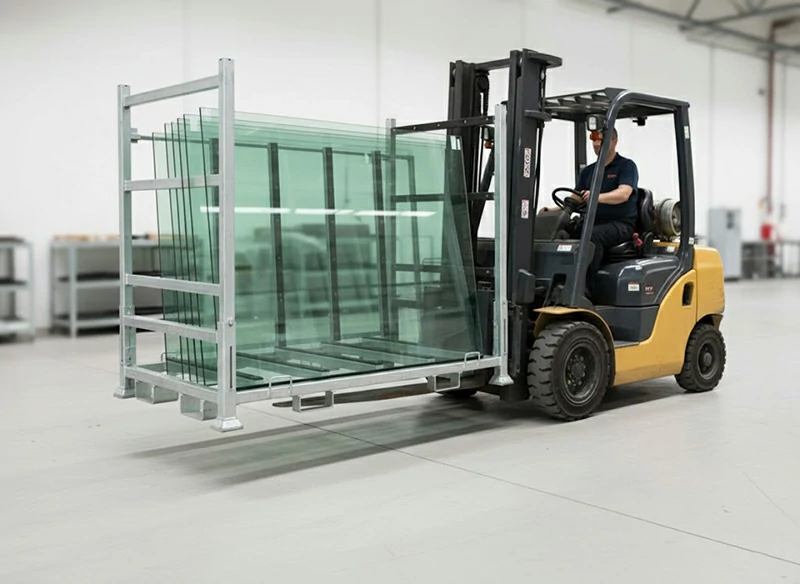 Custom Jumbo Glass Racks: Storage for Oversized Sheets