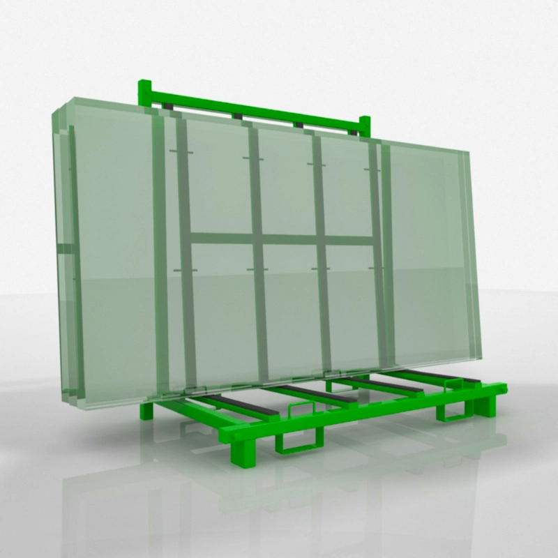 L-shape vs A-frame glass rack for truck transport