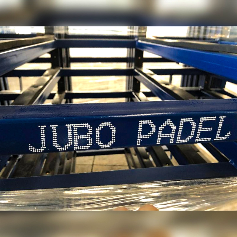 Rubber profiles for glass transport rack protection