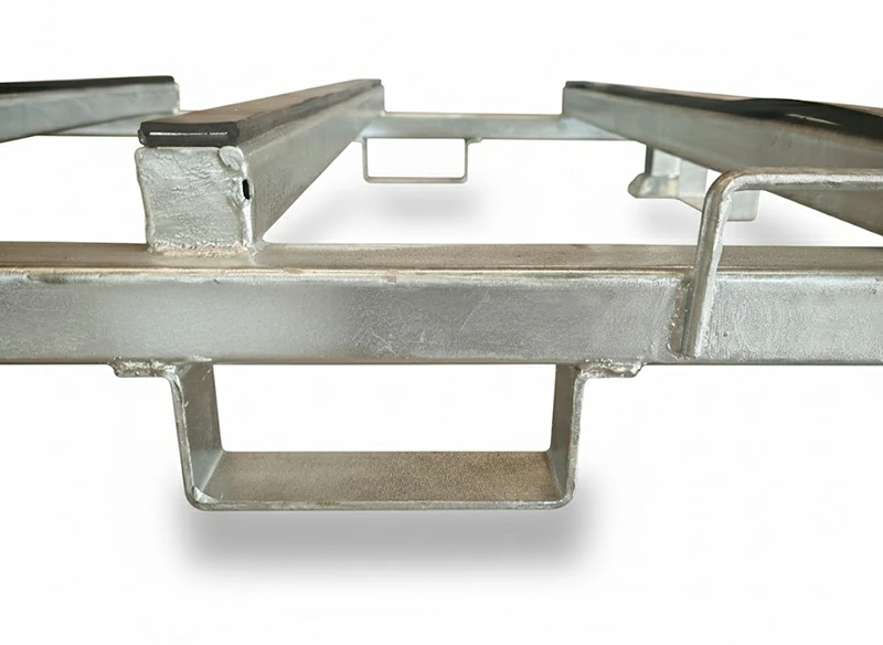 Forkliftable glass racks for water heater casings