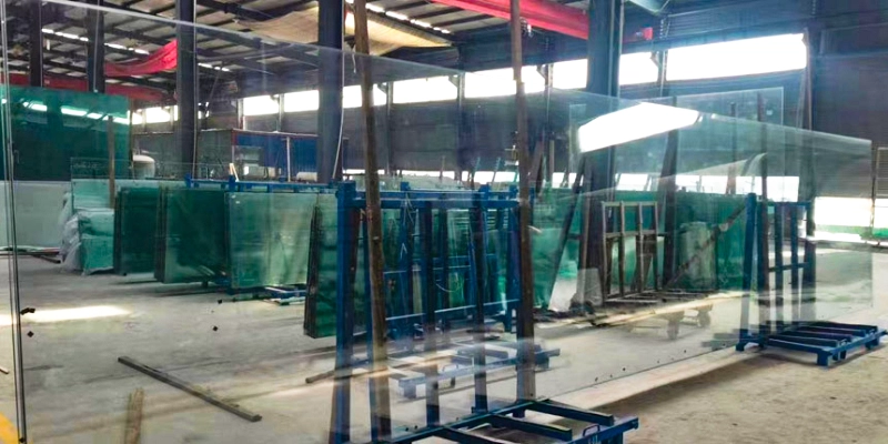 Nestable steel racks for insulated glass units (IGU)
