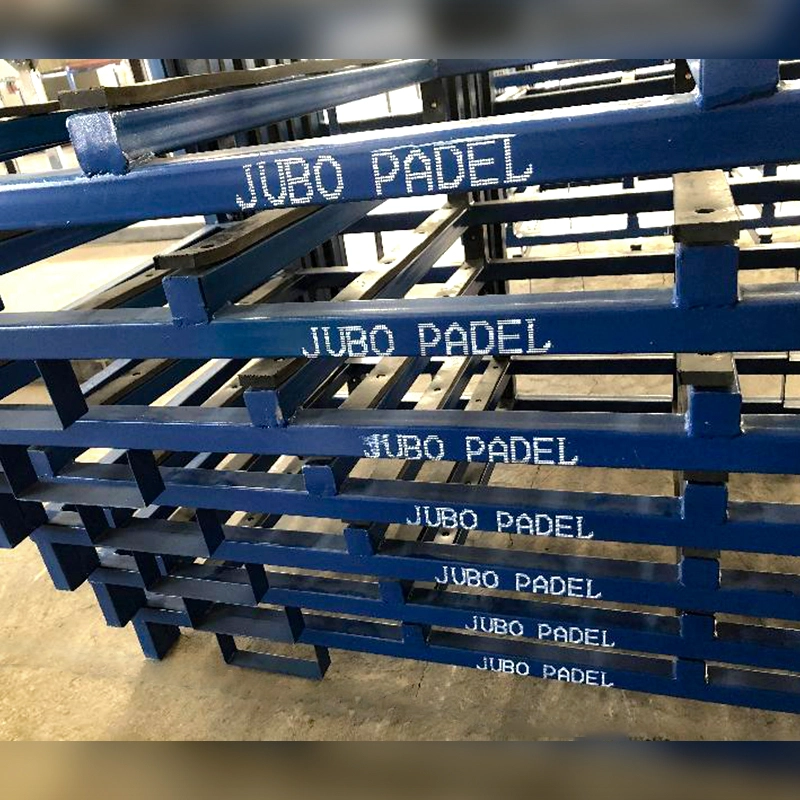 40HQ container optimized glass transport pallets