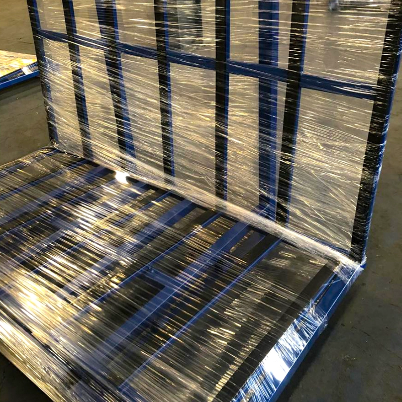 Shock-absorbing dunnage for glass shipping