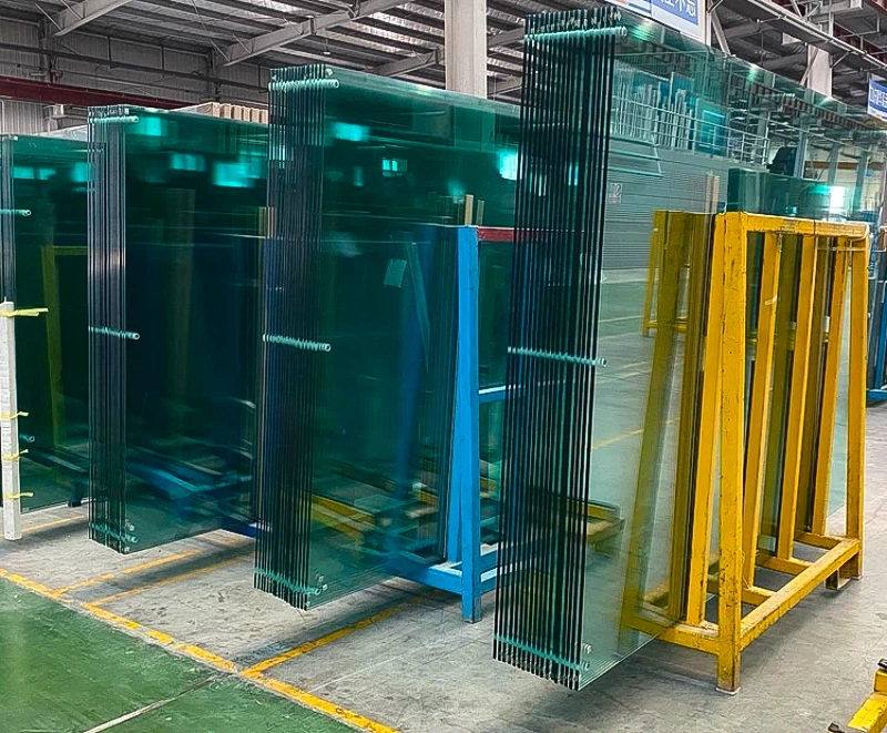 Turnkey glass logistics solution racks