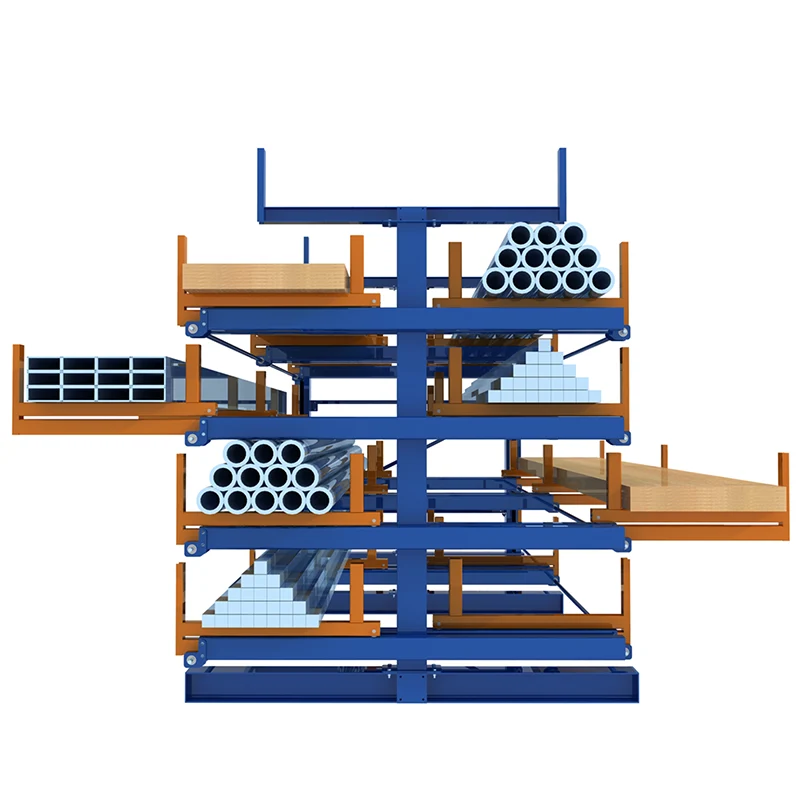 Scratch-free aerospace extrusion storage