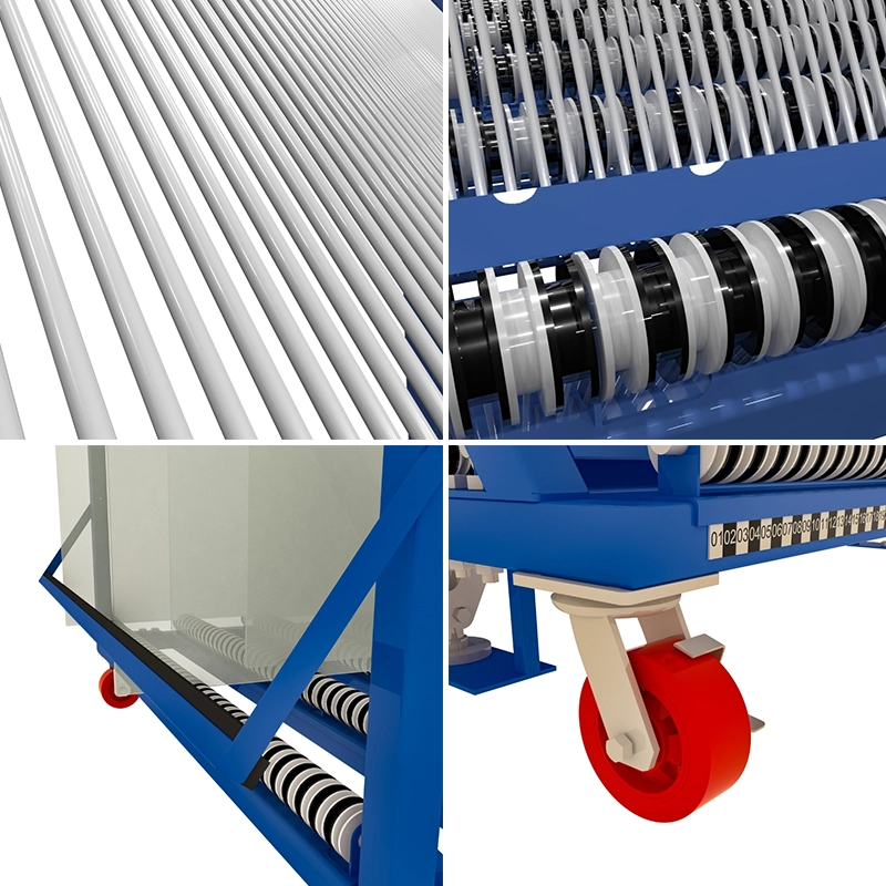 Mobile glass sorting buggies