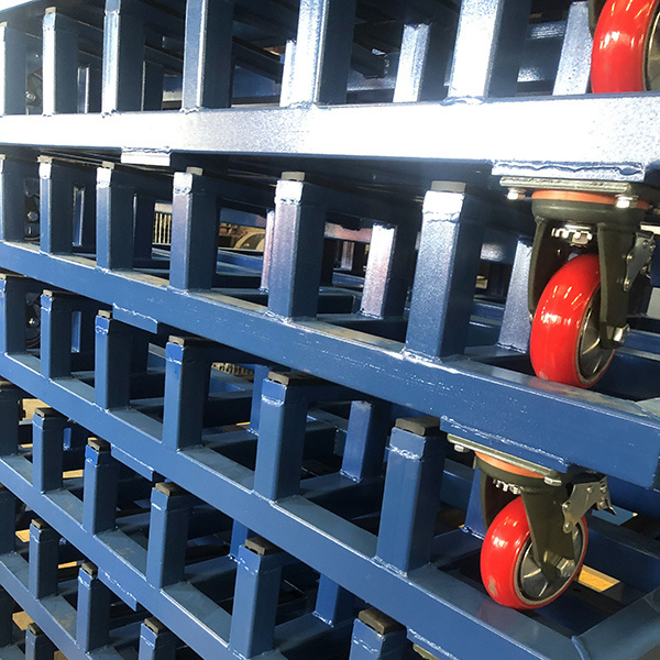 Save 55% Freight: Detachable A-Frame Logistics Racks