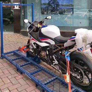 Motorcycle Shipping Pallets and Stackable Motorcycle Racks