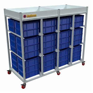 Aluminum profile turnover car