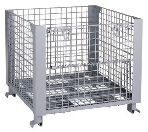 Heavy Duty Steel High capacity warehouse Mesh box wire cage metal bin storage container
