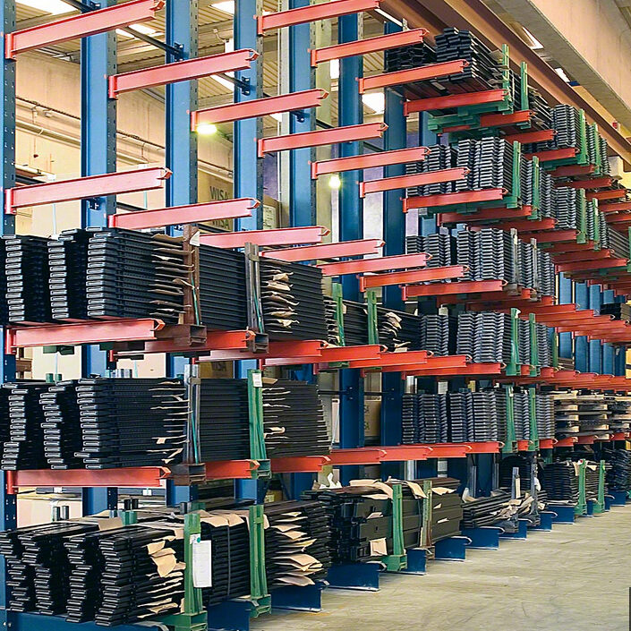 Warehouse Industrial Construction Material Heavy Duty Storage Cantilever Rack