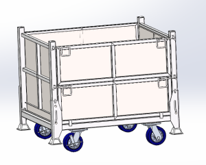 Meta Description: Discover how Mybox’s customizable metal pallet containers with adaptive doors and mobility features transformed operations for a Fortune 500 manufacturer.  The Challenge: Inflexible Storage in Fast-Paced Manufacturing  A global automot