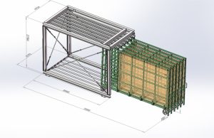 Vertical Metal Plate Storage Racks for Industrial Efficiency