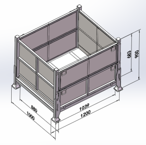 Heavy-Duty Collapsible Pallet Stillage Cages: 400kg to 2T Capacity Solutions