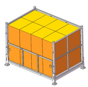 Mybox Foldable Mesh Stillages: 35% Shipping Cost Reduction