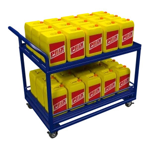 Features to look for in a 2 tier order picking trolley?