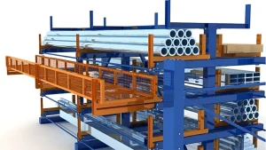 Safe 9m profile extraction racking