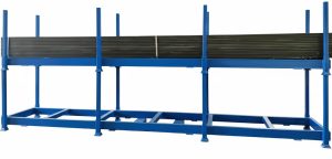 Flexible temporary warehouse racking