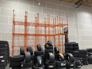 Rack and shelf tire rack alternative