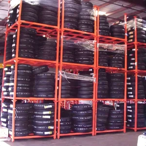 Alternative to permanent warehouse shelving